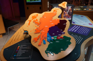 A map of Scotland, this actually really helped