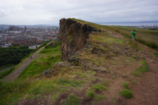 Along the crags
