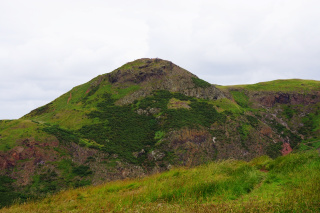 Looking back at Arthur's Seat
