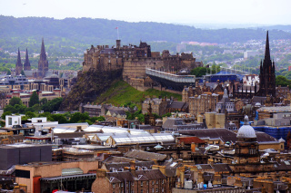 The castle from the ridge
