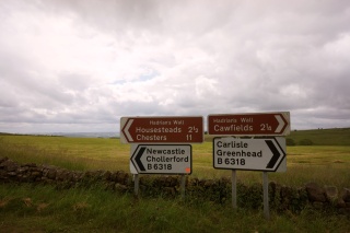 We walked towards Housestead. That is not the wall