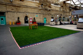 Much ado about football at Carlisle Station