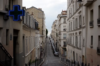 A back street...