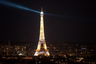 The light show at midnight