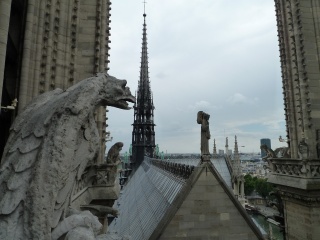 Look east towards the spire
