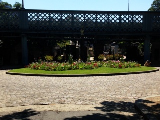 The garden on the way out