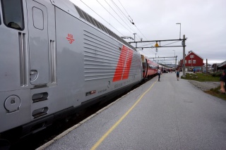 Our train in Finse