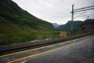 The turnoff to Flam