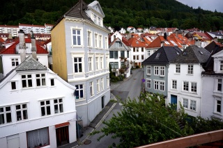 The ridiculous view back toward the neighborhood