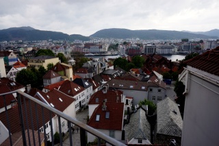 The ridiculous view from towards the bay