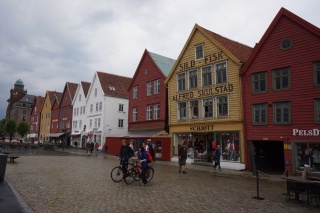 The Bryggen, old (and seriously crooked) Bergen