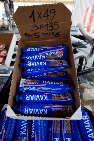 Cavier in a tube. Presumably a toothpaste alternative