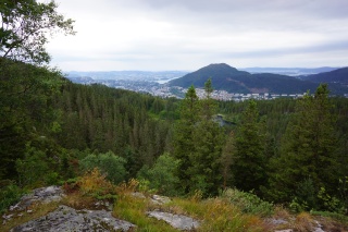 Bergen in the distance