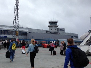 A few hours later, the small Alesund airport
