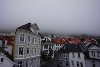 A low visibility morning from our flat