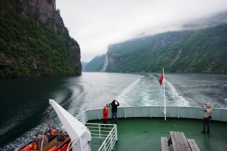 Geigranger Fjord, looking back