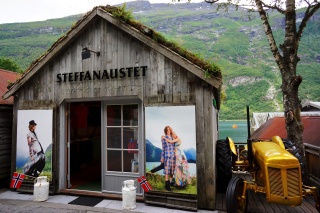 Norwegian hipster. Complete with golden tractor