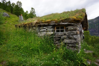 One of two cabins that looked suspiciously rentable