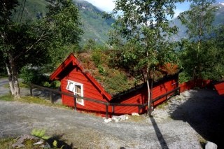 Saying goodbye to our little cabin