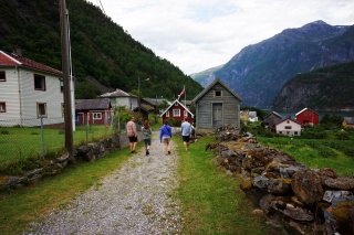 ...above the tidal wave that wiped half the town in the early 1900s