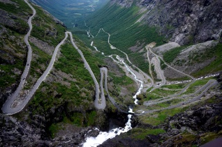 The troll's road, Trollstiggen. Our favorite kind