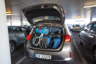 Actually not our day rental in Bergen. The real one had more stowage