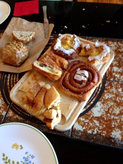 Danish pastries. Theresa has vivid memories
