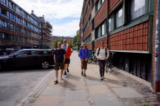 Us, looking like a street gang that needs to avoid trouble