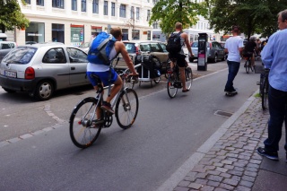 We love cities with bike lanes, especially when they contain skateboards