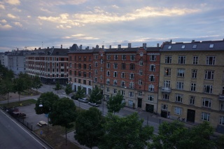 The view from Laura's in the evening. Very nice