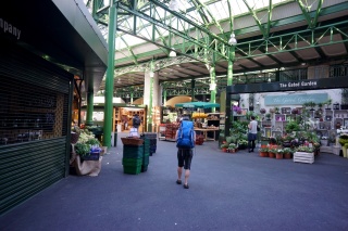 Borough Market hall — The Gated Garden and green ironwork