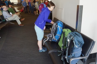 Theresa, currently enjoying repacking
