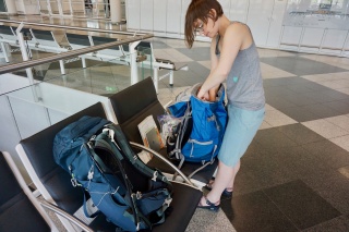 She is totally over repacking