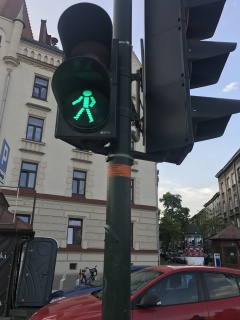 The little green man seems a little friendlier in Poland