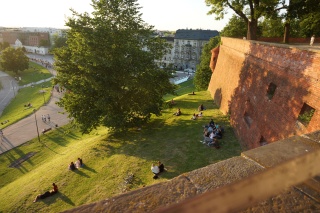 The spot for sunset over the Vistula River