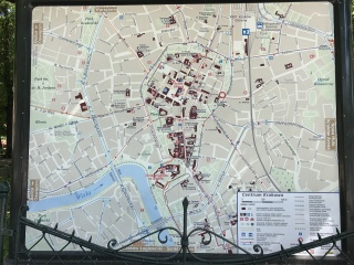 Map of Old Town, only marginally helpful