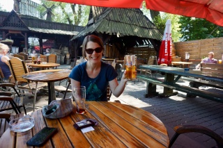 The brilliant Smil'y restaurant, where beverages were ridiculously cheap...