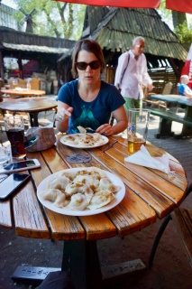 ...and the similarly priced pierogis were overwhelming