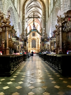The crazy awesome gothic interior of Corpus Christi Church