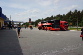 A break at the Poland/Slovakian northern border