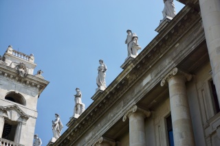 Theresa was taken with the statues on top