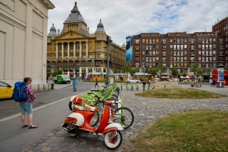 We'd take the Vespa, but city bikes are cool too