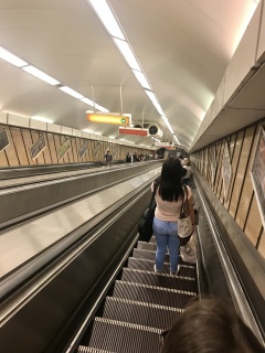 Back down to the depths of the metro
