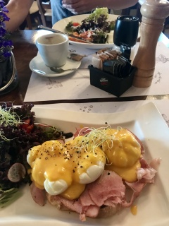 Breakfast. That's a Benedict. Insane