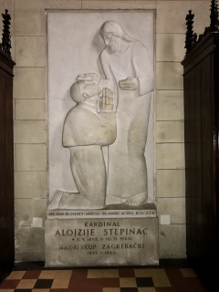 More modern art than we've seen in most cathedrals we've been in recently