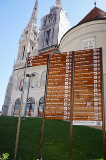 That's a lot of signage