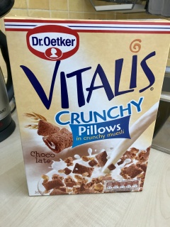Crunchy Pillows for breakfast, not as awesome as you'd think