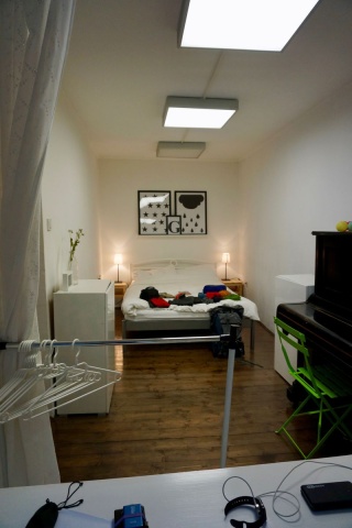 Our cute pad in Zagreb, bedroom area