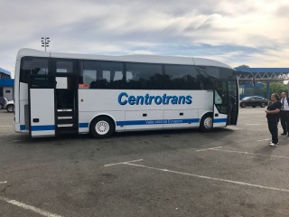 Our ride. Very utilitarian, crowded and sweaty