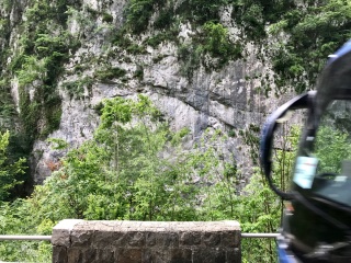 the Bosnian countryside was beautiful, we followed this gorge for an hour or so